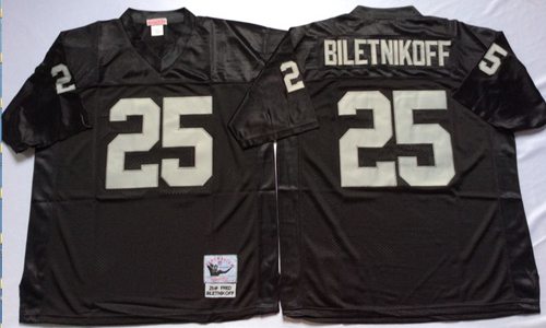 Fred Biletnikoff Las Vegas Raiders black Throwback jersey