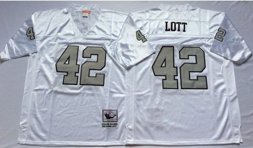 Ronnie Lott Las Vegas Raiders white Throwback jersey