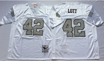 Ronnie Lott Las Vegas Raiders white Throwback jersey