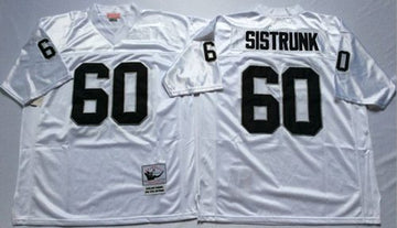 Otis Sistrunk Las Vegas Raiders white Throwback jersey