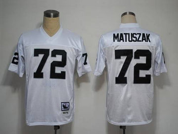 John Matuszak Las Vegas Raiders white jersey