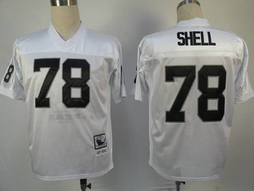 Art Shell Las Vegas Raiders white jersey