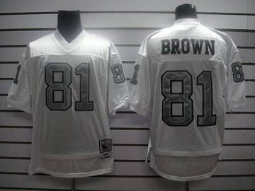 TBrown Las Vegas Raiders white jersey