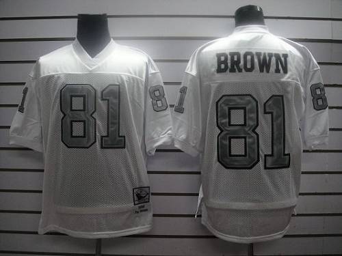 TBrown Las Vegas Raiders white jersey