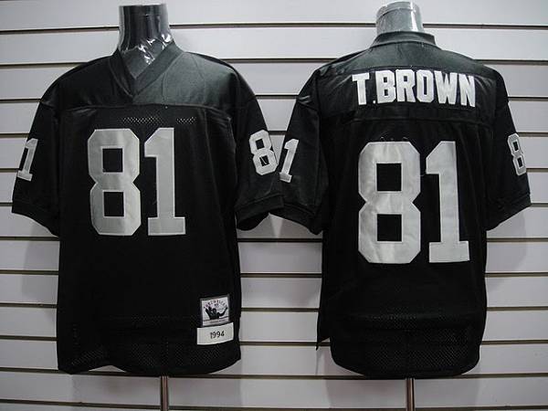 Tim Brown Las Vegas Raiders black jersey