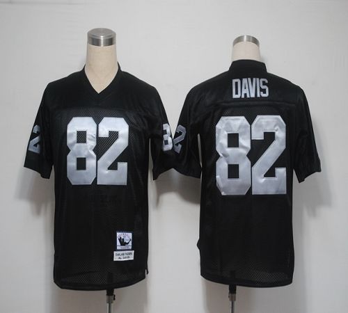 Al Davis Las Vegas Raiders black Throwback jersey