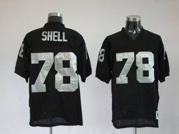 Art Shell Las Vegas Raiders black jersey