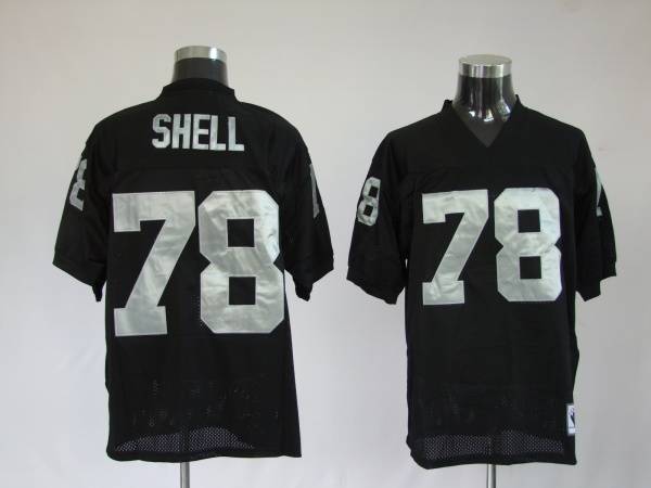 Art Shell Las Vegas Raiders black jersey
