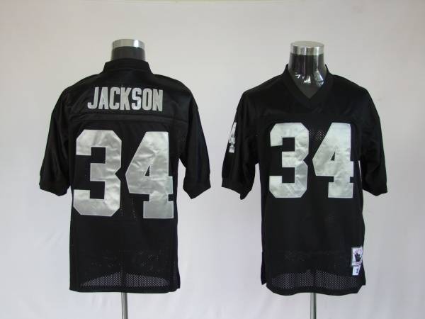Bo Jackson Las Vegas Raiders black jersey
