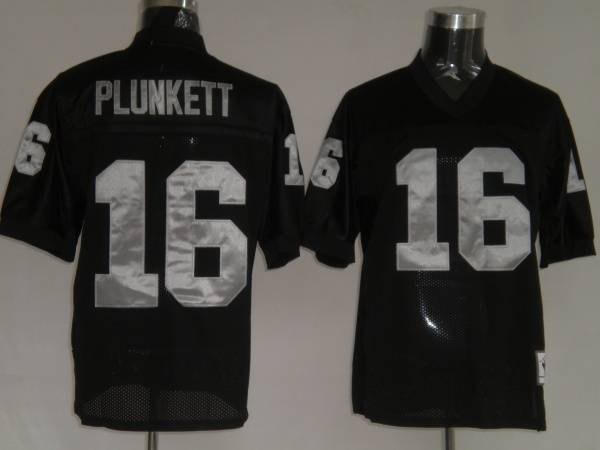 Jim Plunkett Las Vegas Raiders black jersey