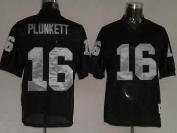 Jim Plunkett Las Vegas Raiders black jersey