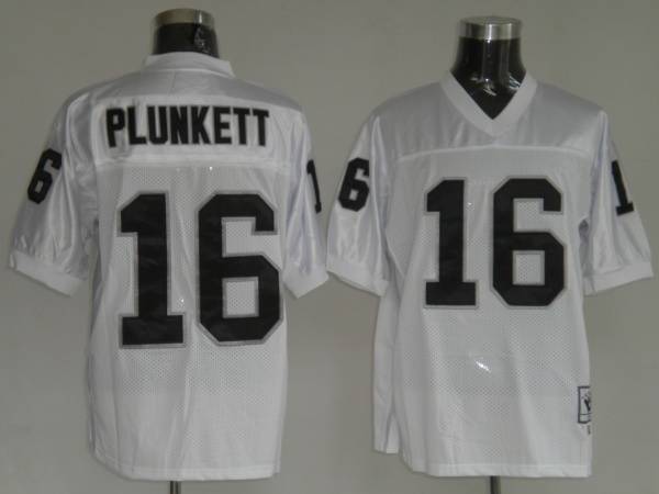 Jim Plunkett Las Vegas Raiders white jersey