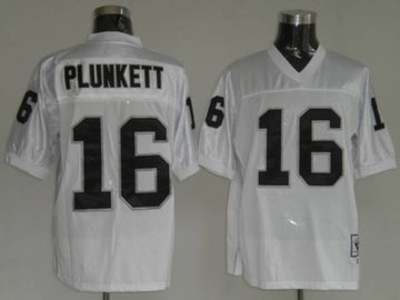Jim Plunkett Las Vegas Raiders white jersey