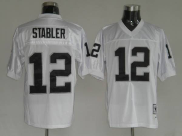 Kenny Stabler Las Vegas Raiders white jersey