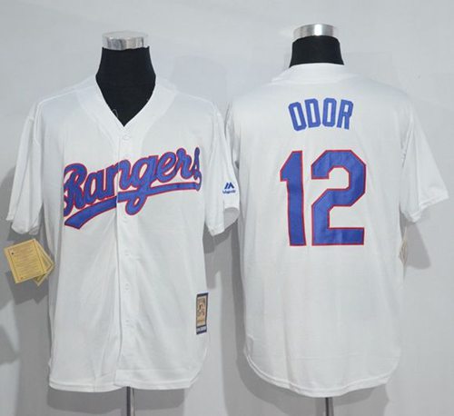 Rougned Odor Texas Rangers white Throwback jersey
