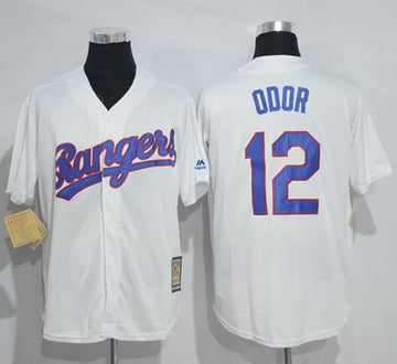 Rougned Odor Texas Rangers white Throwback jersey