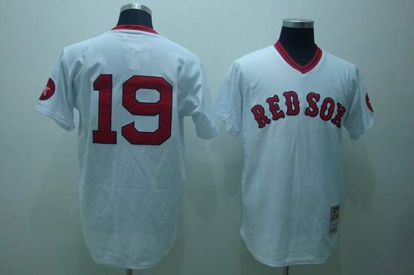 Fred Lynn Boston Red Sox white Throwback jersey