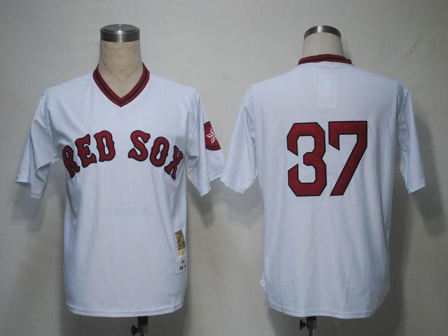 Bill Lee Boston Red Sox white Throwback jersey