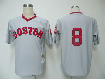 Carl Yastrzemski Boston Red Sox grey Throwback jersey
