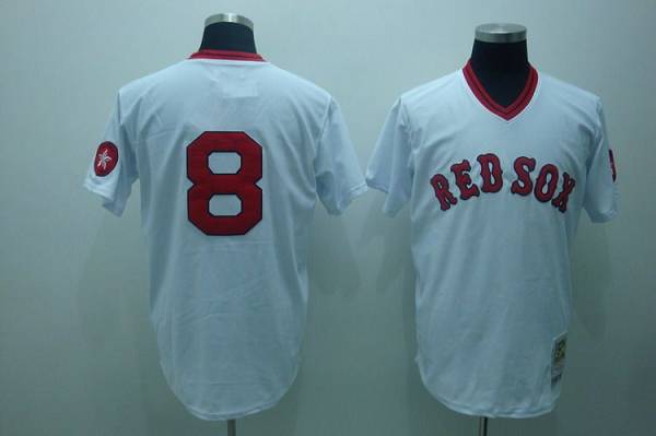 Carl Yastrzemski Boston Red Sox white Throwback jersey