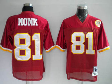 Art Monk Washington Commanders red jersey