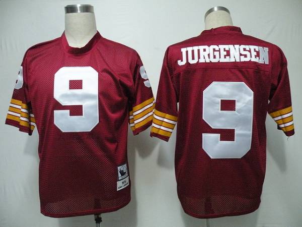 Jurgensen Washington Commanders red Throwback jersey
