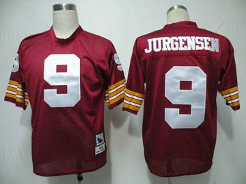 Jurgensen Washington Commanders red Throwback jersey