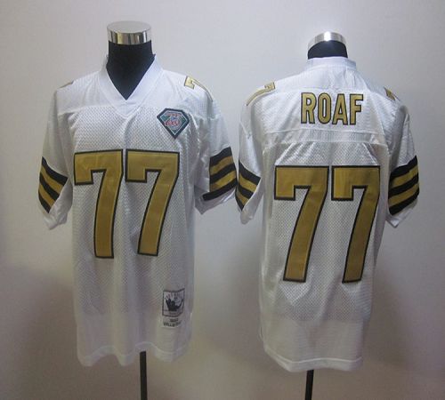 Roaf New Orleans Saints white jersey