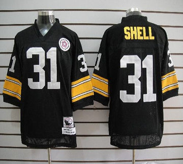 Donnie Shell Pittsburgh Steelers black jersey