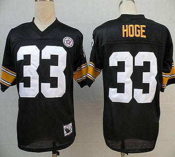 Merril Hoge Pittsburgh Steelers black Throwback jersey