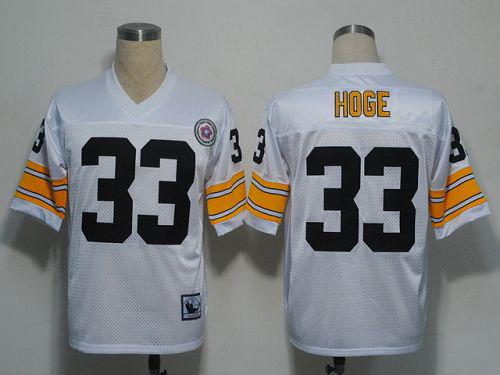 Merril Hoge Pittsburgh Steelers white jersey