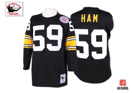 Jack Ham Pittsburgh Steelers black jersey