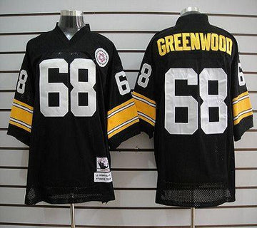 LC Greenwood Pittsburgh Steelers black jersey