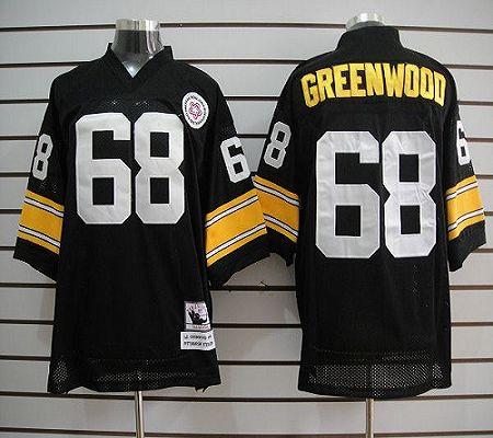 LC Greenwood Pittsburgh Steelers black jersey