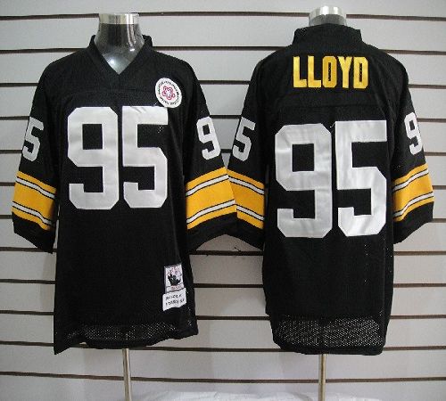 Greg Lloyd Pittsburgh Steelers black jersey