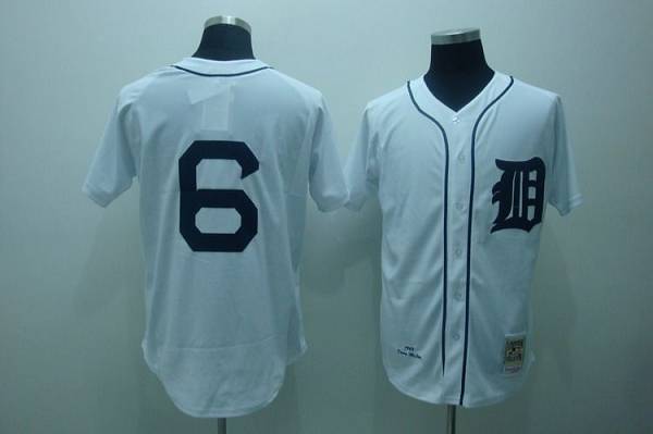 Al Kaline Detroit Tigers white Throwback jersey