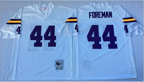 Chuck Foreman Minnesota Vikings white Throwback jersey