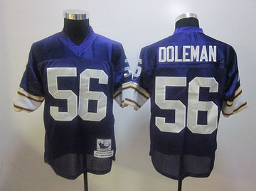 Chris Doleman Minnesota Vikings purple Throwback jersey