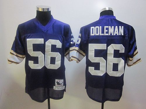 Chris Doleman Minnesota Vikings purple Throwback jersey