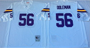 Chris Doleman Minnesota Vikings white Throwback jersey