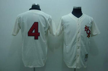 Luke Appling Chicago White Sox cream Throwback jersey