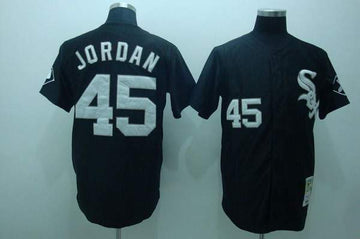 Michael Jordan Chicago White Sox black Throwback jersey