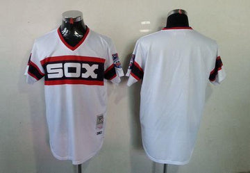 Custom Chicago White Sox white Throwback jersey