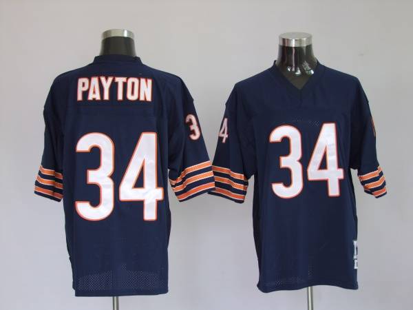 Walter Payton Chicago Bears blue Throwback jersey