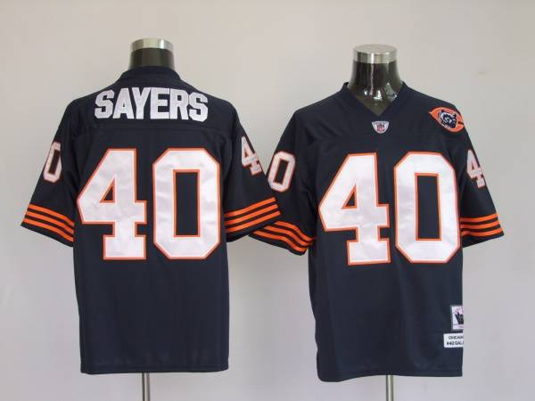 Gale Sayers Chicago Bears blue Throwback jersey
