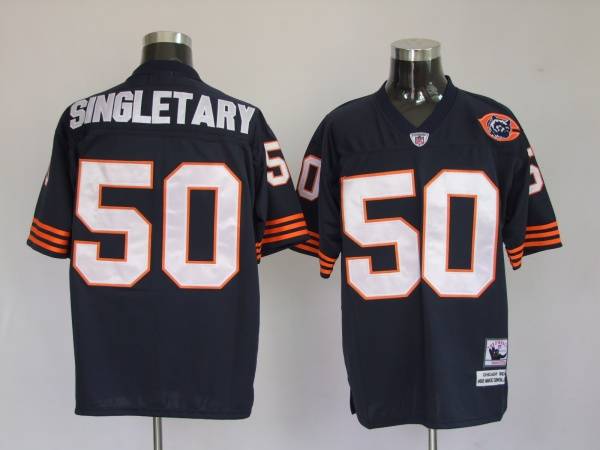Mike Singletary Chicago Bears blue Throwback jersey