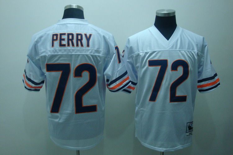 William Perry Chicago Bears white Throwback jersey