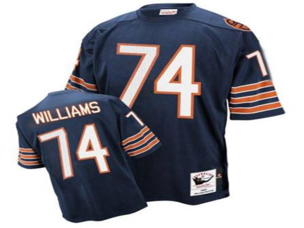 Chris Williams Chicago Bears blue Throwback jersey