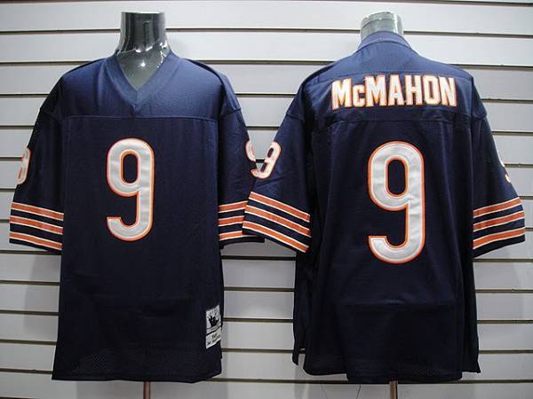 Jim McMahon Chicago Bears blue Throwback jersey