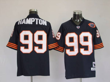 Dan Hampton Chicago Bears blue Throwback jersey